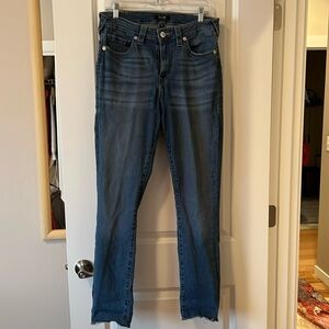 True religion, stems, midrise, skinny jeans size 32